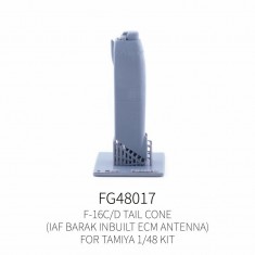 1/48 F-16C/D Tail Cone IAF Barak ECM Antenna for Tamiya Kit