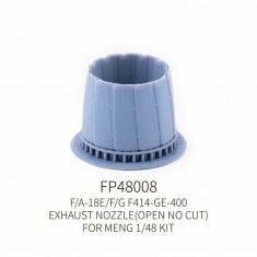 1/48 F/A-18E/F/G Exhaust Nozzle Open No Cut for Meng Kit
