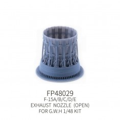 1/48 F-15A/B/C/D/E Exhaust Nozzle Open F100-PW-220/229 for Great Wall Hobby Kit