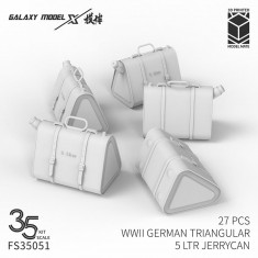 1/35 WWII German Triangular 5L Jerrycan (27pcs)