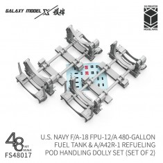1/48 US Navy F/A-18 FPU-12/A Fuel Tank and Refuelling Pod Dolly Set (2pcs)