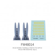 1/48 Mk.82 Bombs Thermally Protected (8pcs)