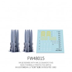 1/48 Mk.82 Bombs with Mk.15 Snakeye Fins Non-Thermally Protected (8pcs)