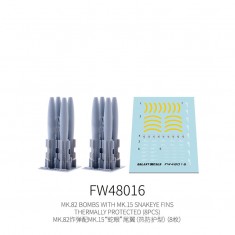 1/48 Mk.82 Bombs with Mk.15 Snakeye Fins Thermally Protected (8pcs)