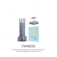 1/48 AIM-9A/B Sidewinder Air-To-Air Missile (4pcs)