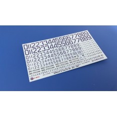 Decals for 1/48 Sukhoi Su-35S Variety Code (blue) & Serial Numbers S