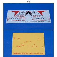 1/48 VFA-81 Sunliners F/A-18E CVN-70 2014 Decals