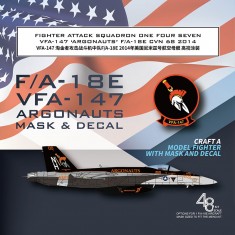 1/48 VFA-147 Argonauts F/A-18E CVN-68 2014 Decals