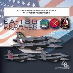 1/48 EA-18G Growler Decal Anthology Part 2 for Meng Kit