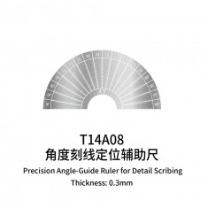 Precision Angle-Guide Ruler for Detail Scribing