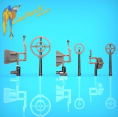 1/48 Vanes Gunsights (12 Sets, 3 Types)