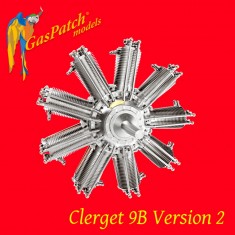 1/48 Clerget 9B Aircraft Engine Version 2