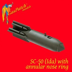 1/48 WWII German Bombs - SC-50 Ida with Annular Nose Ring (8pcs)
