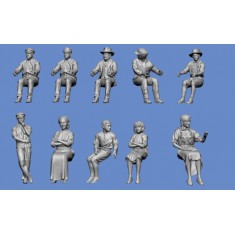 1/35 Farmers on Tractors 1930-1940 (10 Figures)