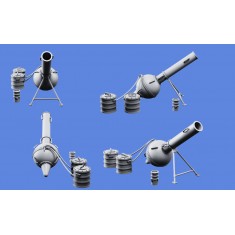 1/35 WWI 320mm Pneumatic Mortar