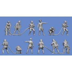 1/35 Fire Brigade in Action 1940-1945 (1 Officer and 5 Firefighters)
