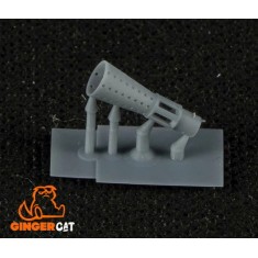1/35 3.7cm Flak 43 Muzzle Brakes for Tamiya/Italeri Kit (2pcs)