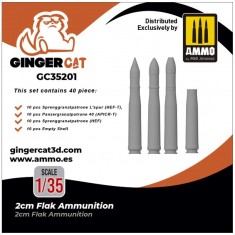 1/35 2cm Flak Ammunition (40pcs)
