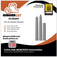 1/35 3.7cm Flak 18/36/37/43 Ammunition (40pcs)