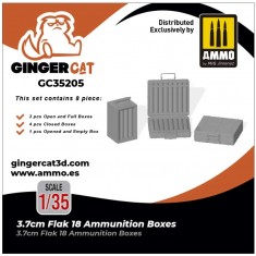 1/35 3.7cm Flak 18 Ammunition Boxes (8pcs)