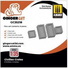 1/35 Civilian Crates (8pcs)