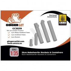 1/35 15cm Nebelwerfer Rockets and Containers (10pcs)