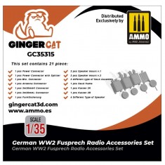 1/35 WWII German Fu.Spr. Radio Accessories Set (21pcs)
