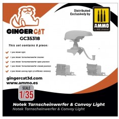 1/35 Notek Tarnscheinwerfer and Convoy Lights (8pcs)