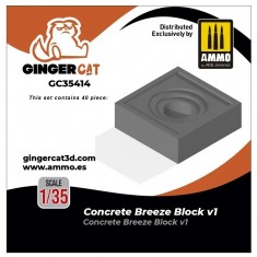 1/35 Concrete Breeze Blocks Version 1 (40pcs)