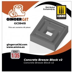 1/35 Concrete Breeze Blocks Version 2 (40pcs)