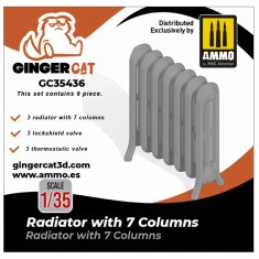 1/35 Radiator with 7 Columns (3pcs)