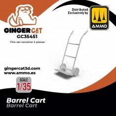 1/35 Barrel Cart Set (2pcs)