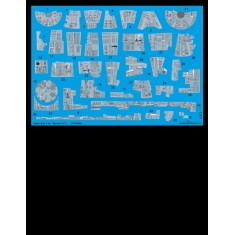 1/2700000 Death Star II Decals for Bandai 013 kits [Star Wars Return of Jedi]