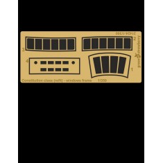 1/350 Constitution Class (Refit) Windows Frame Set for Polar Lights kits