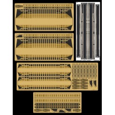1/4105 Battlestar Pegasus Landing Bay Detail set for Moebius kit