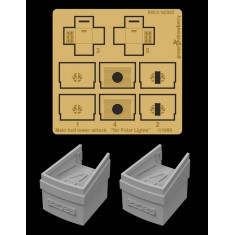 1/350 Constitution-class Refit Main Hull Lower Airlock for Polar Lights kit