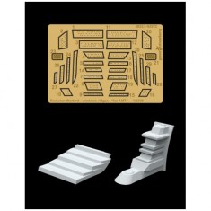 1/3200 Romulan Warbird Windows & Ridges Detail Set for AMT kits