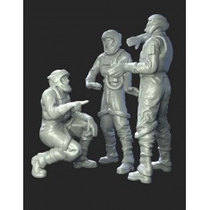 1/72 Hangar Crew Vol.II Y-Wing Pilots (2 figures) & A-Wing Pilot [Star Wars Trilogy]