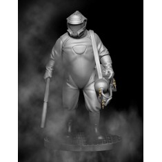 1/72 Worm Farmer in Hazard Suit with Feeding Device