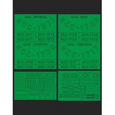 1/600 TOS USS Enterprise NCC-1701 Paint Marking for Revell kit #04880 [Star Trek]