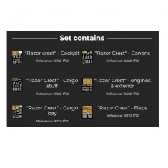 1/72 Razor Crest Detail Set for Revell #06781 [Fruit PACK]