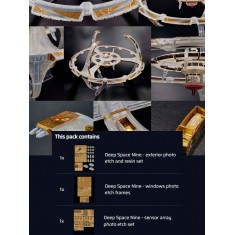 1/3300 Deep Space Nine The Station Photo-etch set for Polar Lights kits [FRUIT PACK]