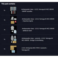 1/1400 Ambassador class - U.S.S. Yamaguchi NCC-26510 for AMT kit [FRUITPack]
