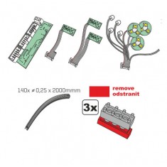 1/2700 Star Destroyer Lighting kits for Zvezda / Revell kits