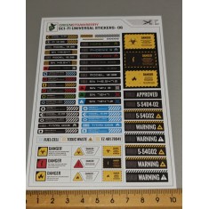 Sci-Fi Universal Self-Adhesive Stickers #06
