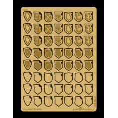 Shoulder Shields Vol.I for 8.5mm High Wargaming Figures