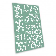 Self-Adhesive Airbrush Masking Stencils - Hex Camo (9.5x14.5cm)