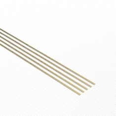 Flat Brass Profile 0.2x1mm (5pcs)