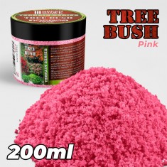 Tree Bush Clump Foliage - Pink - 200ml for Dioramas and Scenery
