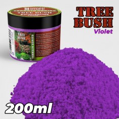 Tree Bush Clump Foliage - Violet - 200ml for Dioramas and Scenery
